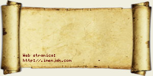 Jovanka Mladenović vizit kartica